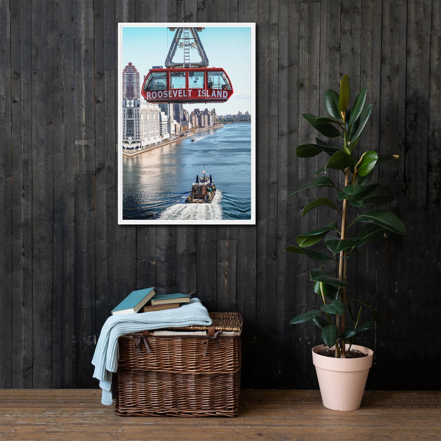 ROOSEVELT ISLAND by KAR Framed canvas